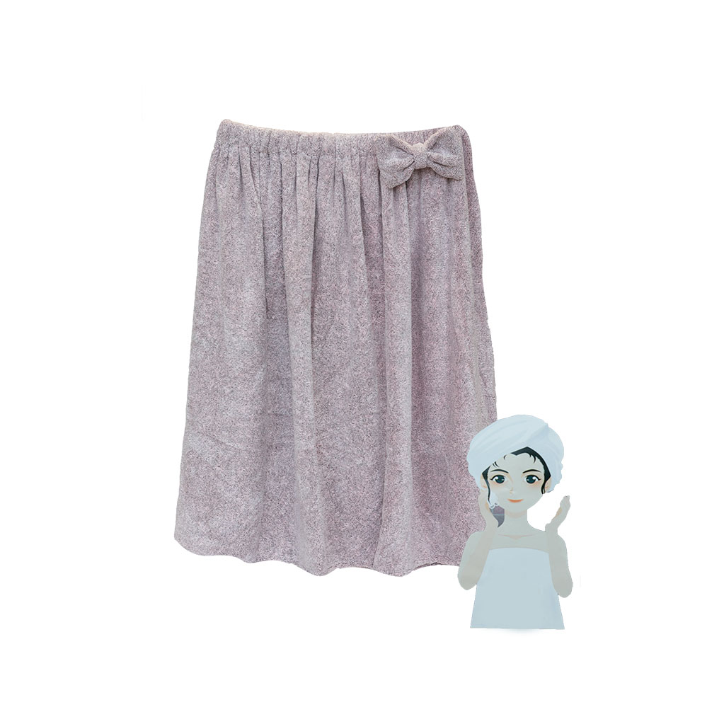 Atma Bamboo Bath Skirt pink/gray